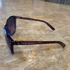 Armani Exchange Accessories - Royal purple Armani Exchange big sunglasses Armani Exchange Accessories - Royal purple Armani Exchange big sunglasses
